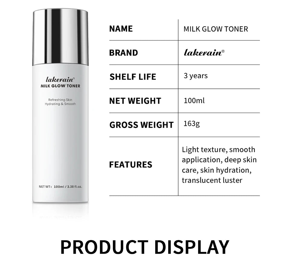 Hydrating Milk Facial Toner for Radiant Skin