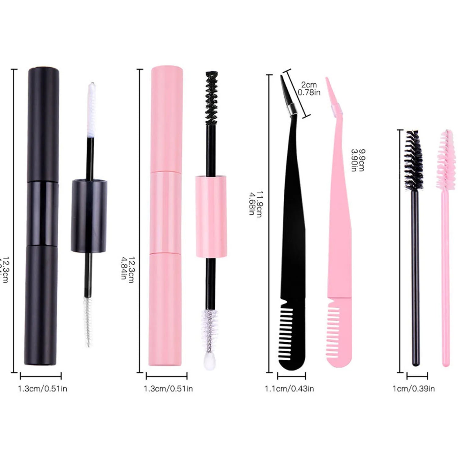 DIY Cluster Eyelash Extension Kit for Natural Wispy Look - 10