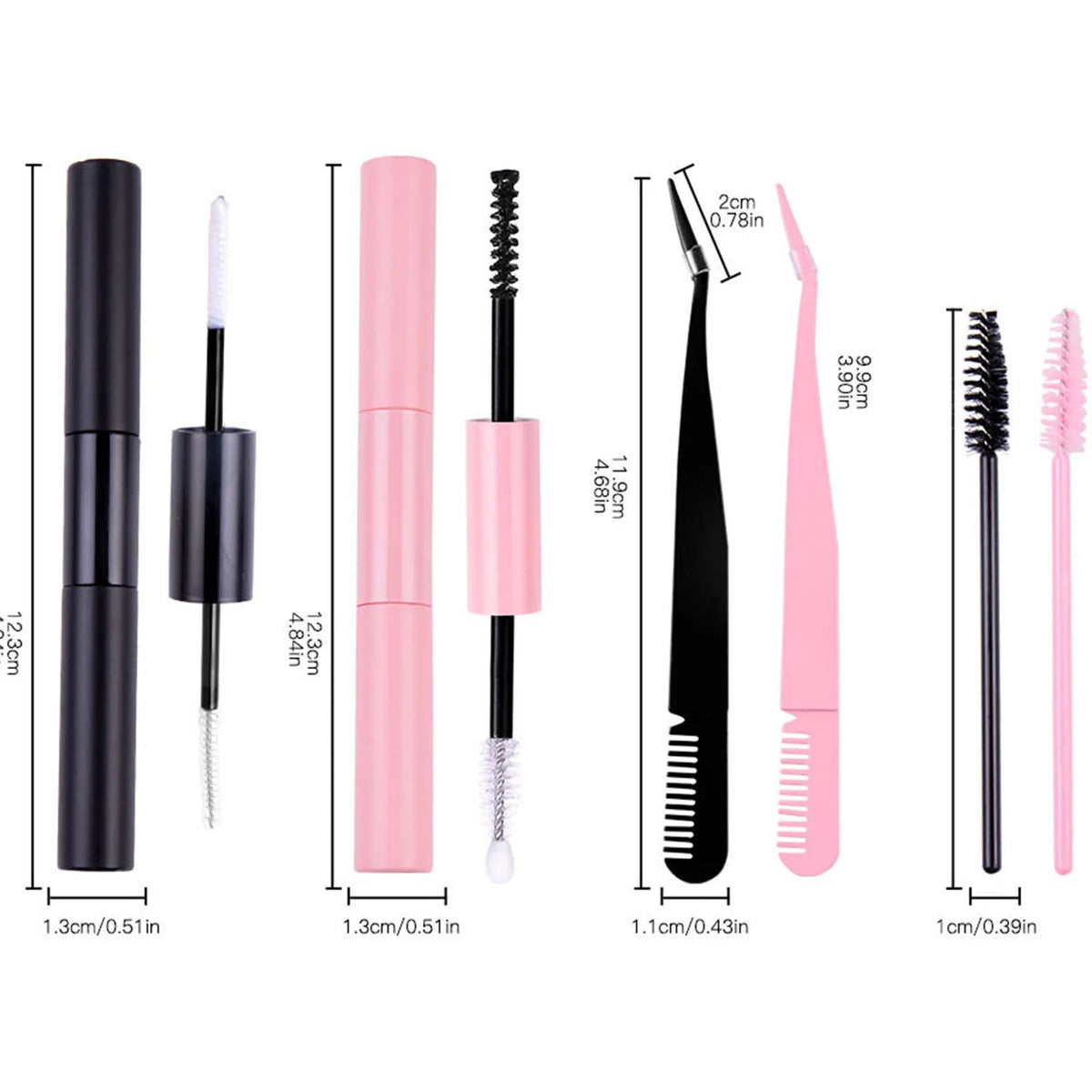DIY Cluster Eyelash Extension Kit for Natural Wispy Look