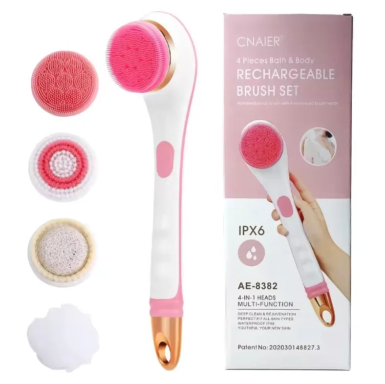 Electric Long-Handle Spin Bath Brush - 8