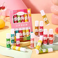 12-Piece Fruity Moisturizing Lip Balm Set for Dry Lips