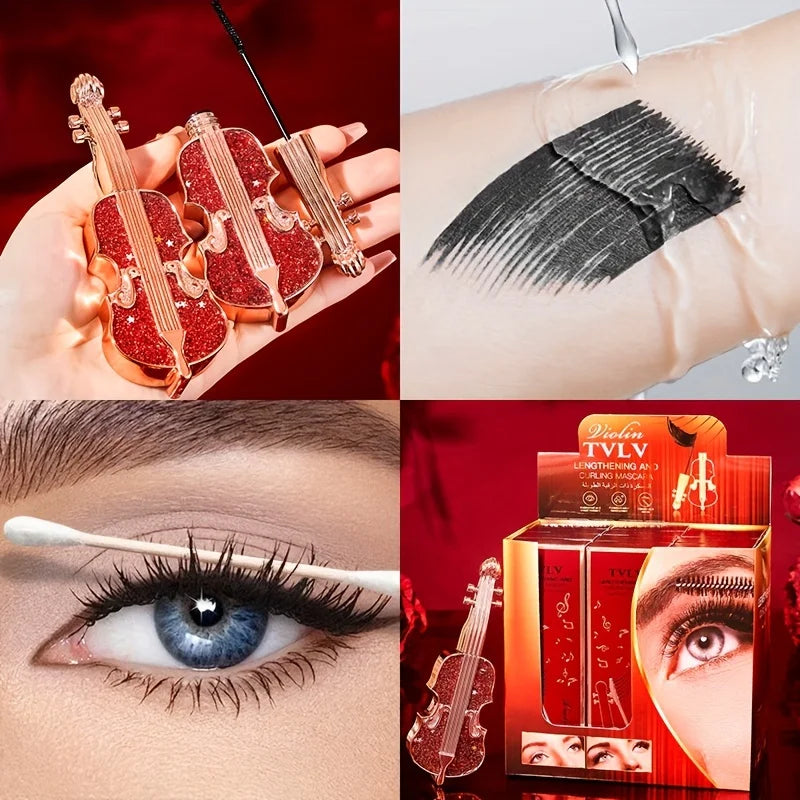 Waterproof Violin Lengthening and Curling Mascara - 6