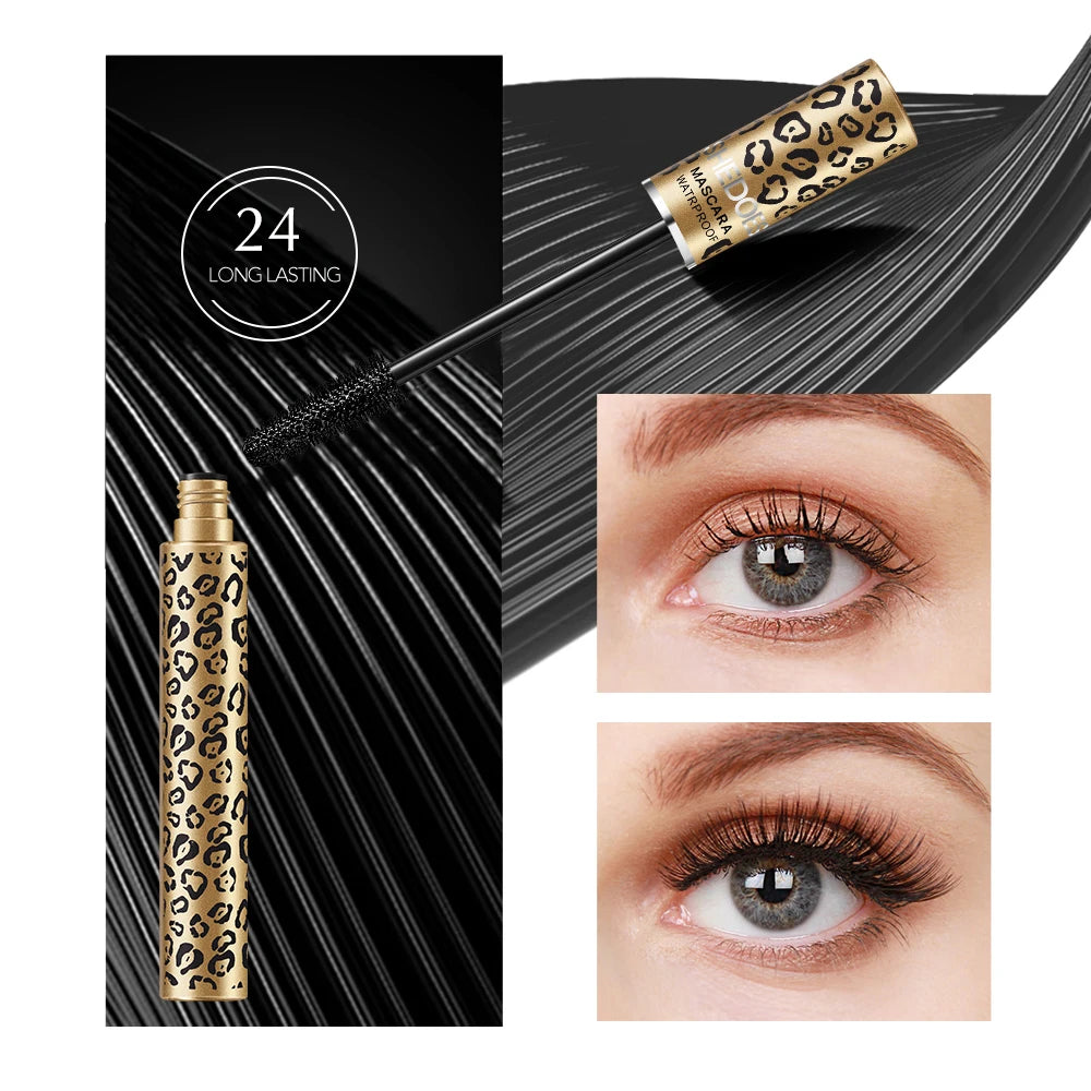 Waterproof Smudge-Proof Volumizing Mascara for Long Lashes - 3