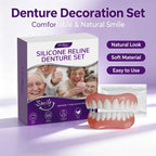 Cosmetic Silicone Denture Set for Instant Natural Smile