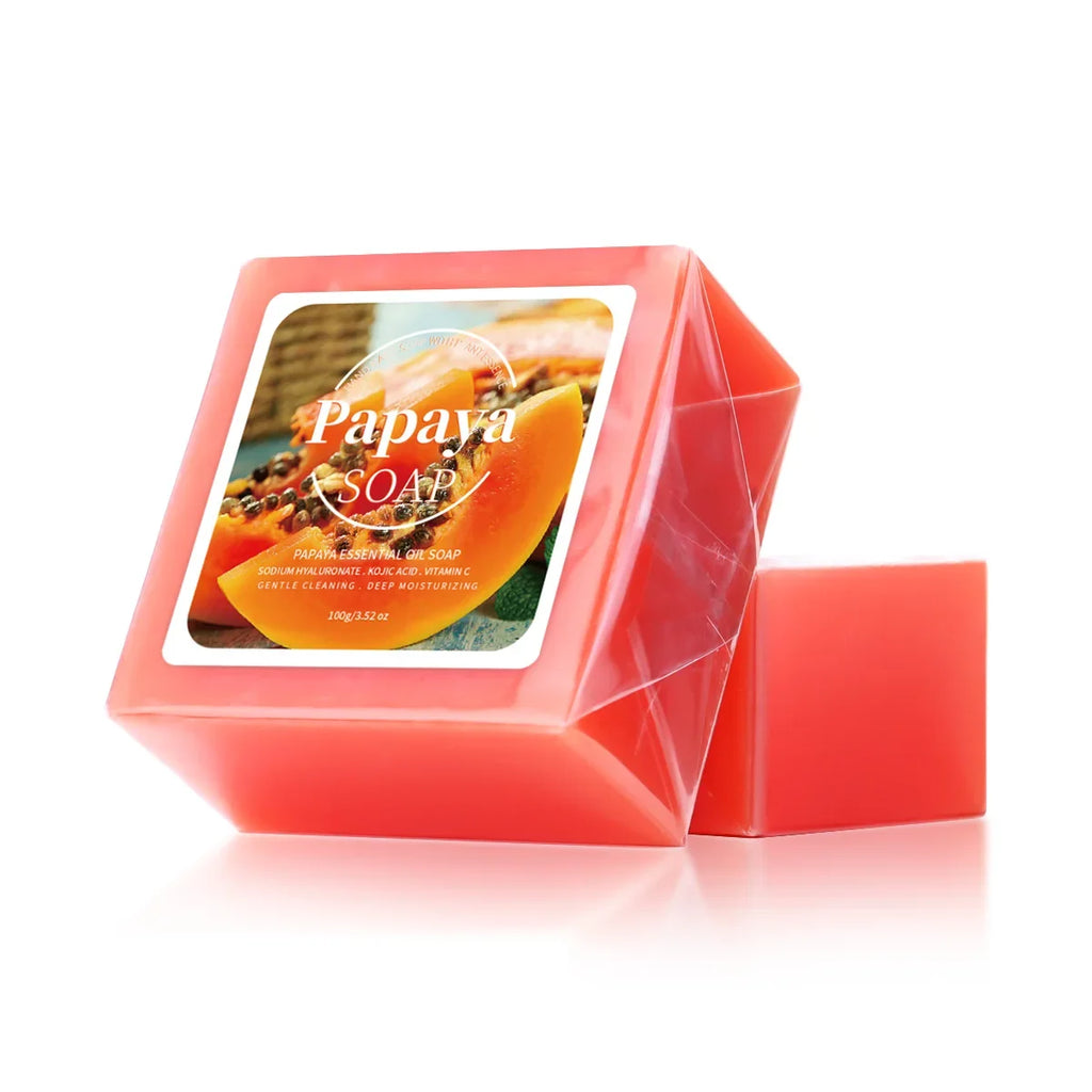 Papaya Extract Whitening and Deep Cleansing Soap Bar