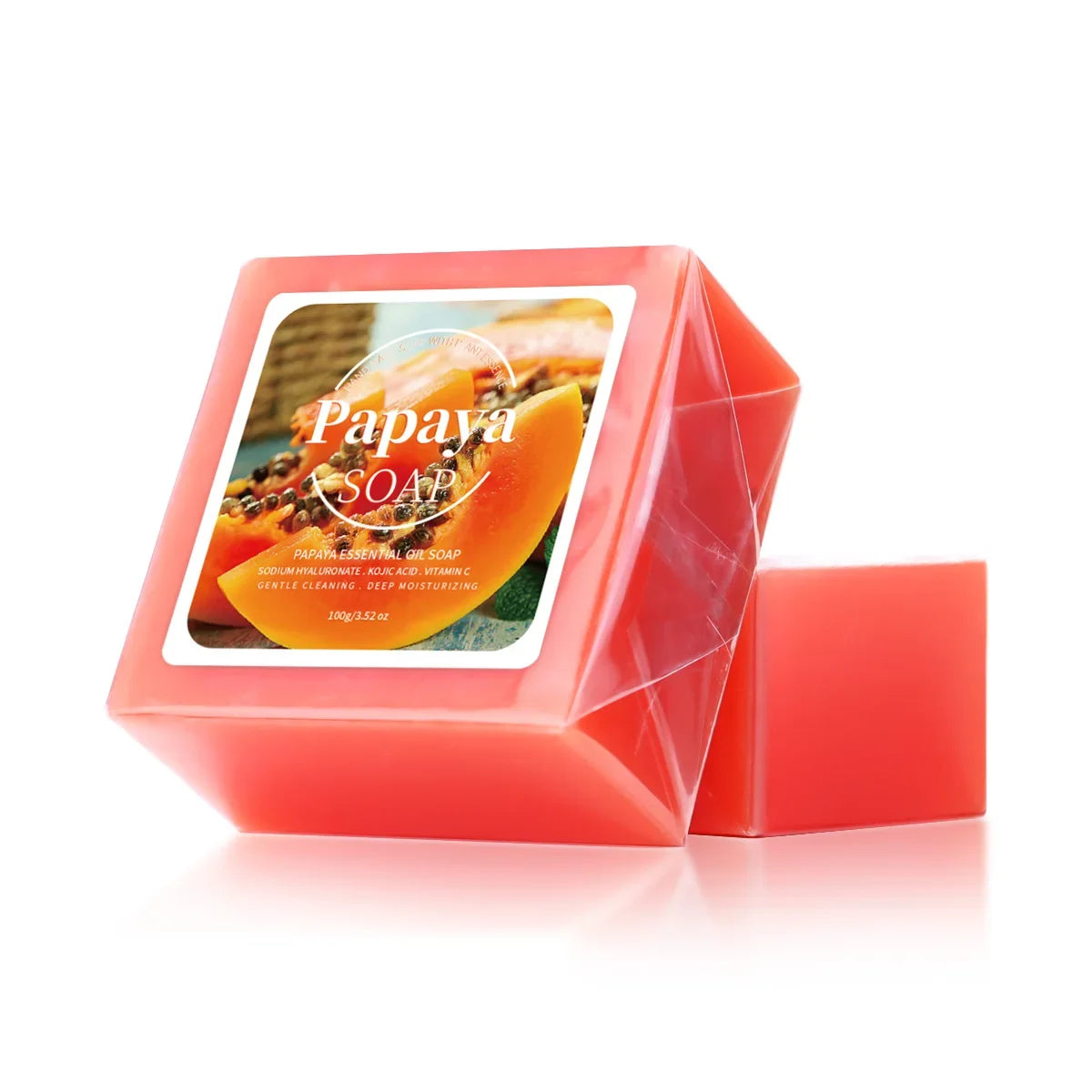 Papaya Extract Whitening and Deep Cleansing Soap Bar