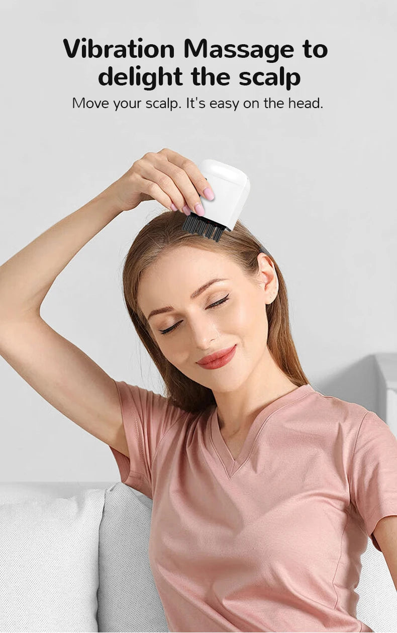 Electric Scalp Massager and Hair Oil Applicator