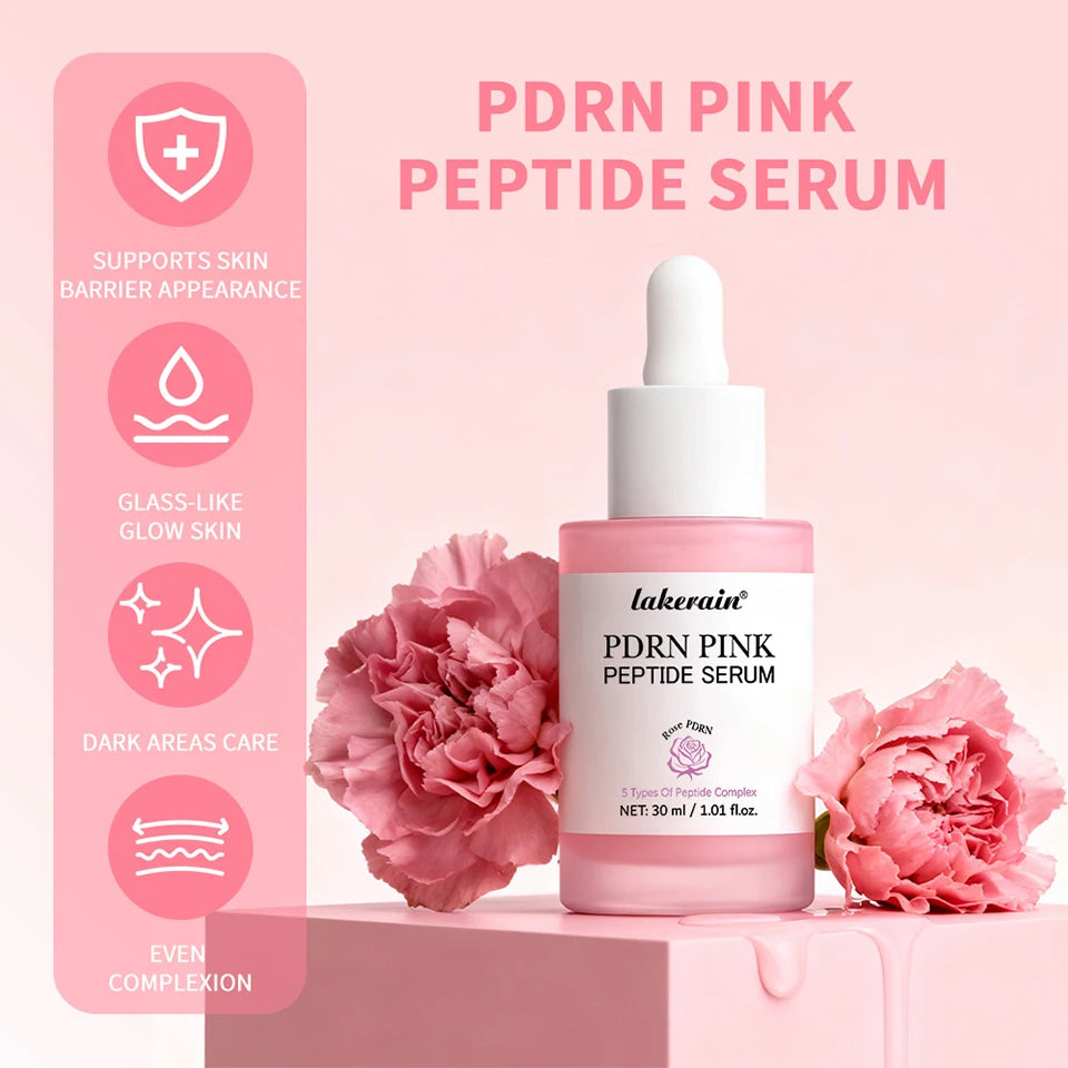 Salmon PDRN Peptide Facial Serum for Radiant Glass Skin