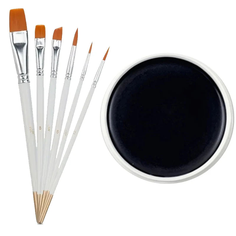 Professional Face and Body Paint Kit with Brushes for Parties