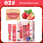 Fruit Scented Moisturizing Lip Oil and Balm Set