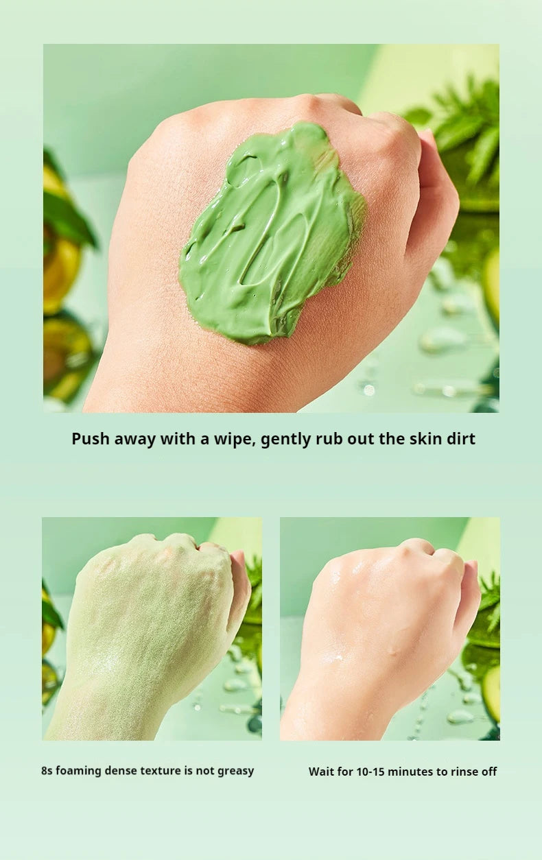 Deep Cleansing Avocado Bubble Facial Mask Set - 13
