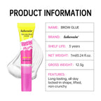 Long-Lasting Brow Lamination Styling Gel with Built-in Comb