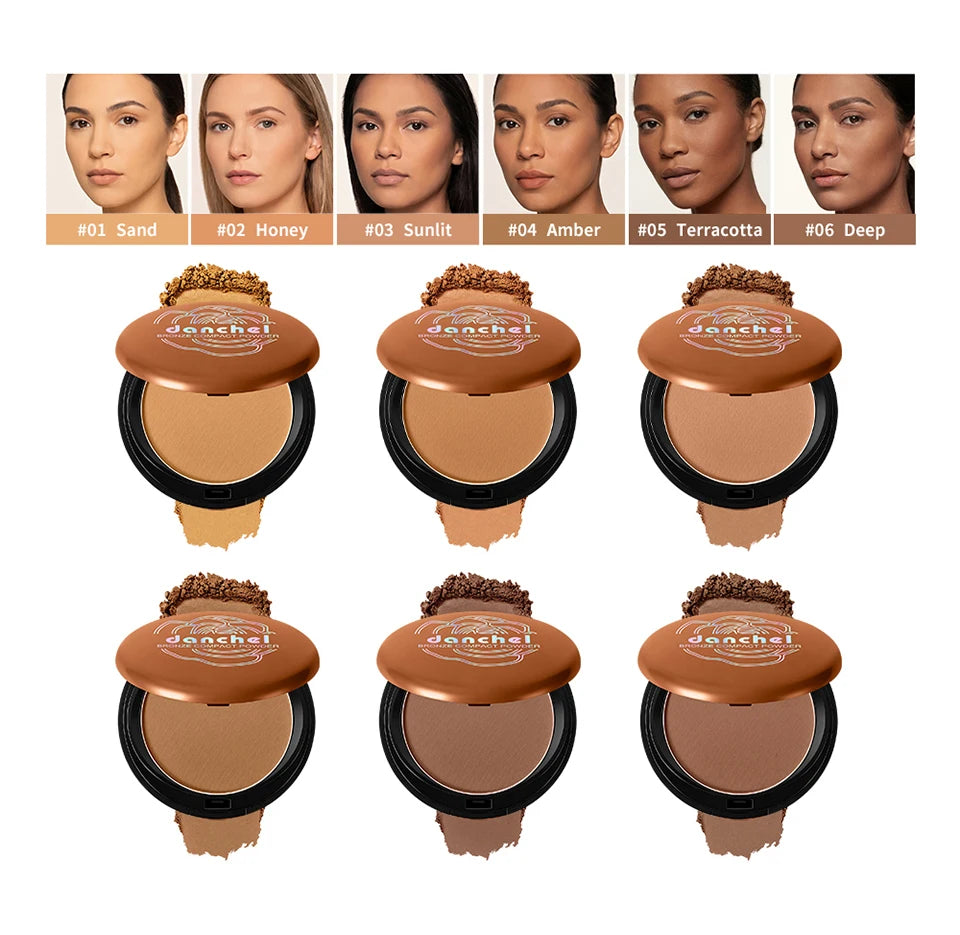 Matte Bronze Sculpting Powder for a Sun-Kissed Glow