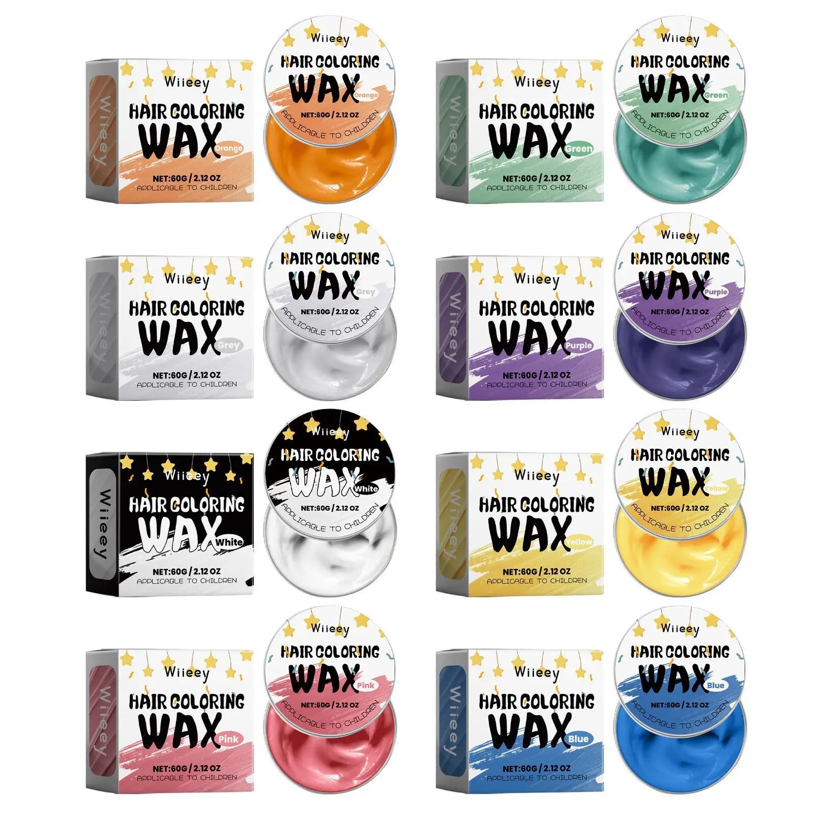 Temporary Hair Color Wax for Kids Parties - 14