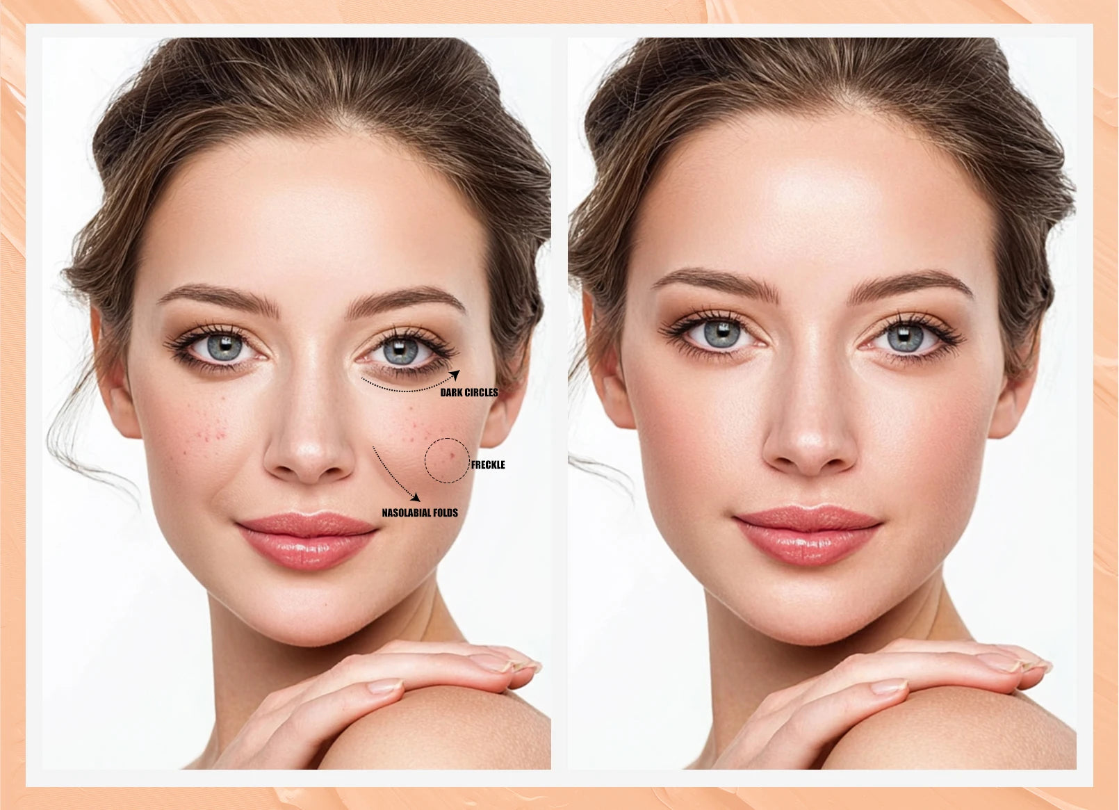 Four-Color All-Day Waterproof Face Concealer Palette - 13