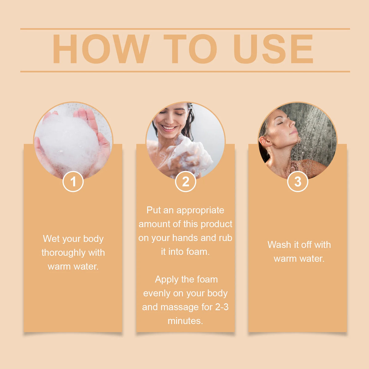 Persimmon Odor Eliminating Body Wash