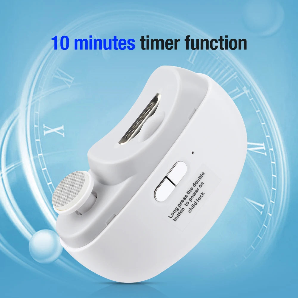 Electric Automatic Nail Clipper with LED Light