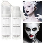 Full Coverage Pure White Liquid Foundation for Cosplay and SFX Makeup