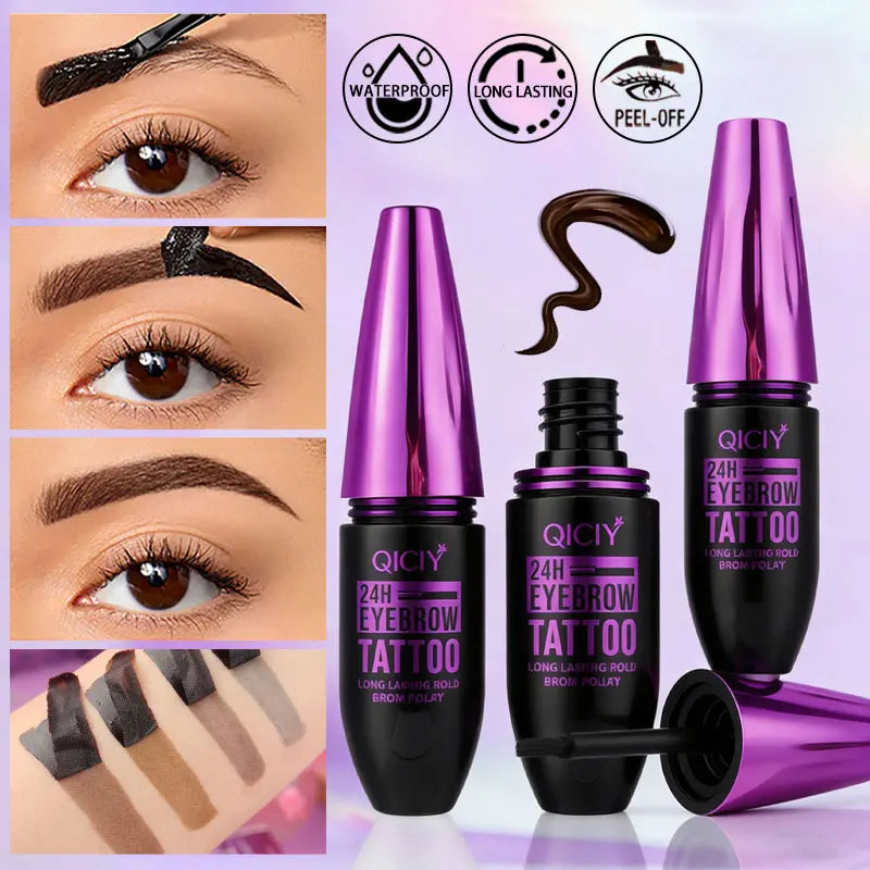 Waterproof Long-Lasting Peel-Off Eyebrow Tint Gel - 10