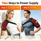 Red Light Therapy Heated Shoulder Support Wrap