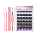 DIY Cluster Eyelash Extension Kit for Natural Wispy Look