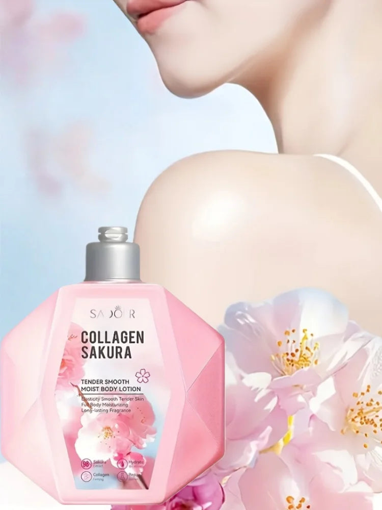 Collagen Sakura Moisturizing Body Lotion for Smooth Skin