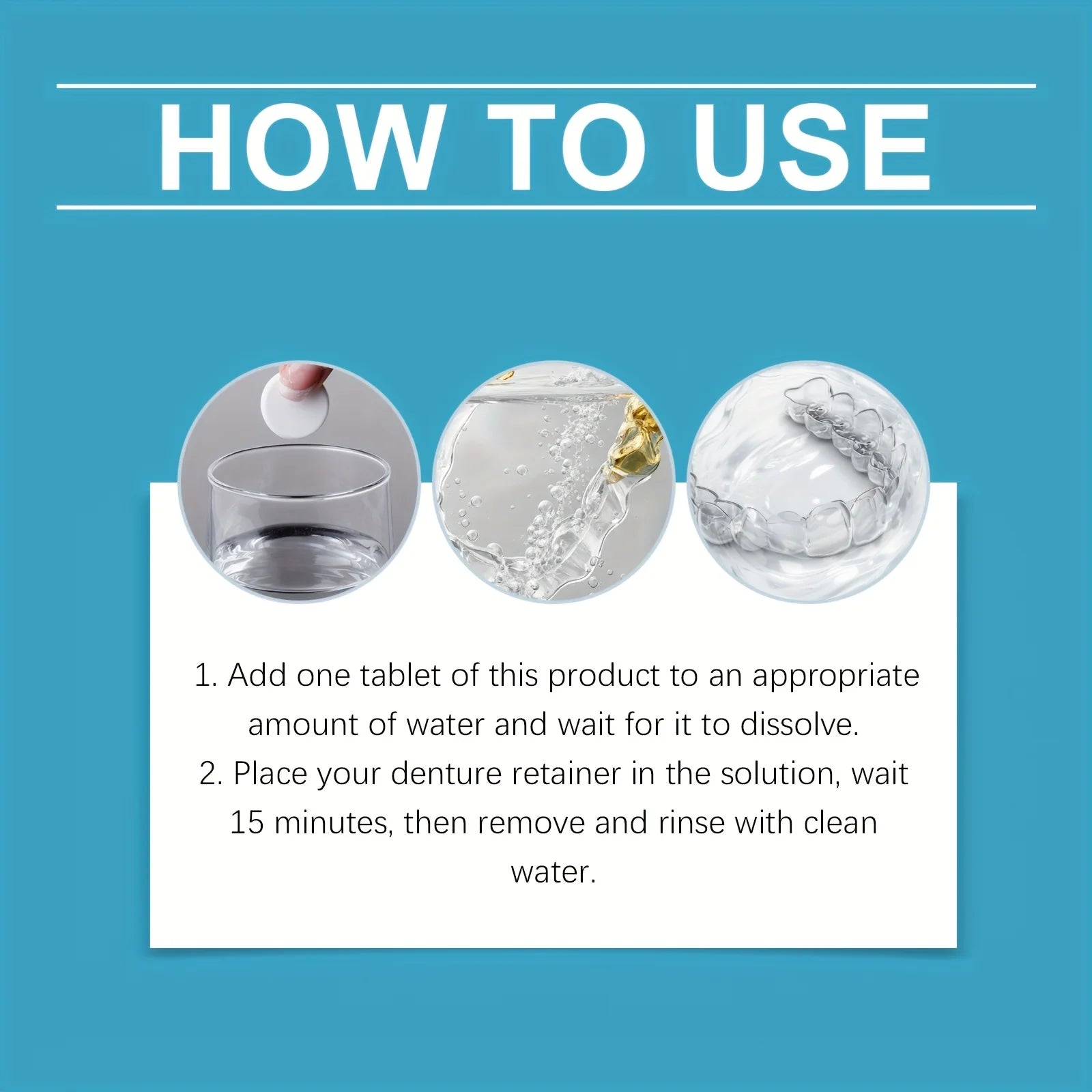 Effervescent Denture and Retainer Cleaning Tablets - 5