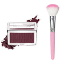 Matte Embossed Blush Palette with Professional Brush