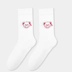 Creative Teddy Bear Embroidered Crew Socks