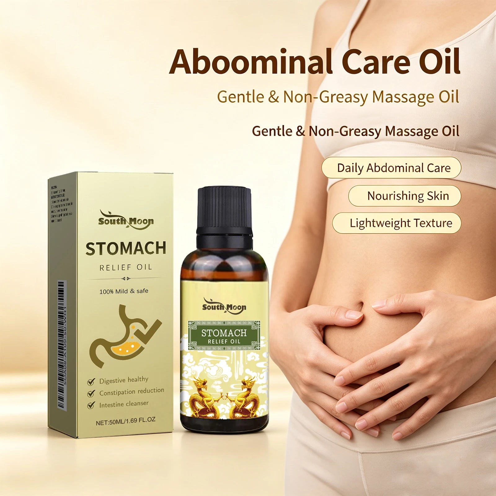 Herbal Abdominal Massage Oil for Natural Digestive Relief - 6