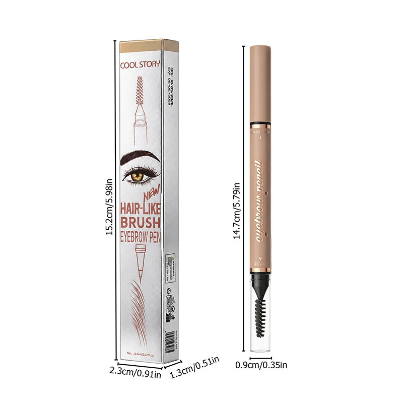 Waterproof Hair-Like Liquid Eyebrow Pencil