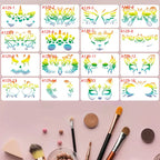 Reusable Face Painting Stencils for Parties and DIY Makeup