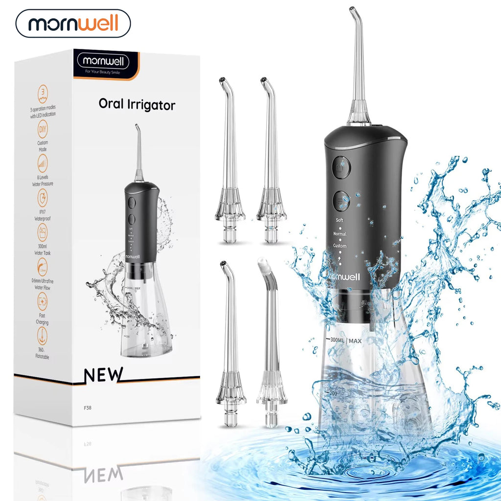 Portable Rechargeable Water Flosser for Deep Teeth Cleaning