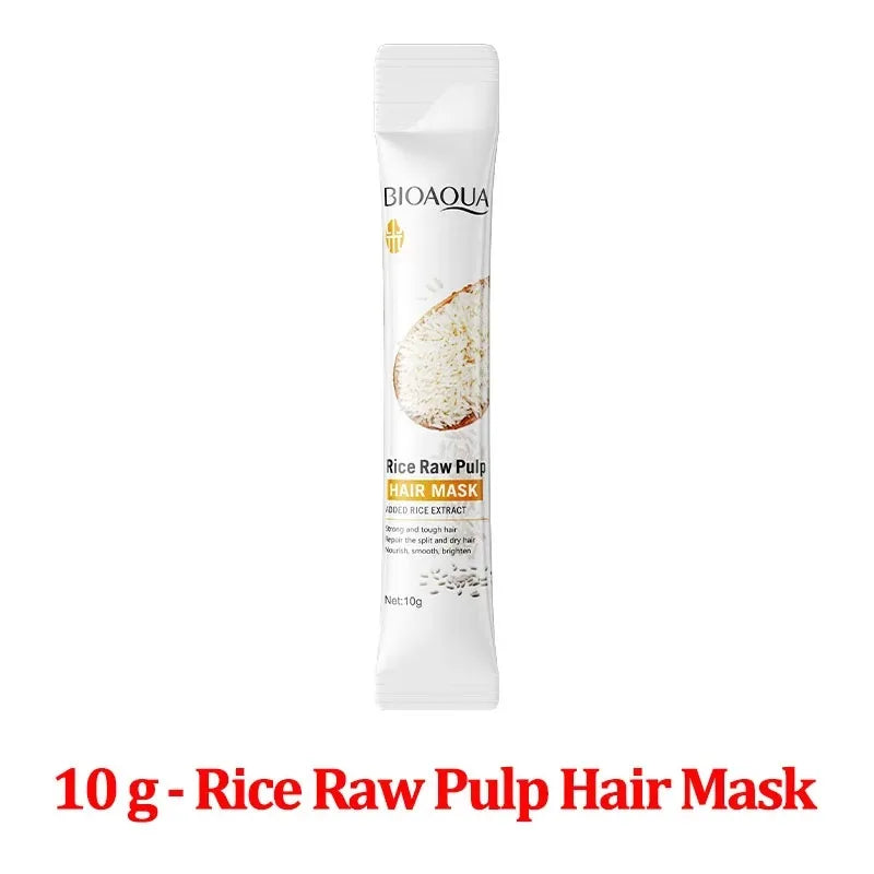 Deep Nourishing Rice Hair Mask for Damaged Frizzy Hair