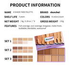 8-Color Professional Cream Concealer and Contour Palette