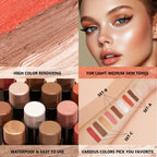 3-Piece Cream Contouring and Highlighting Makeup Set