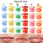 24-Piece Fruity Moisturizing Lip Balm Set
