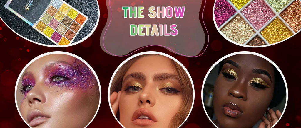 16-Color Glitter Sequin Eyeshadow Palette for Shimmer Makeup