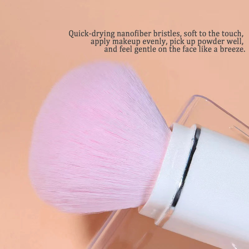 8-Piece Retractable Travel Makeup Brush Set - 5
