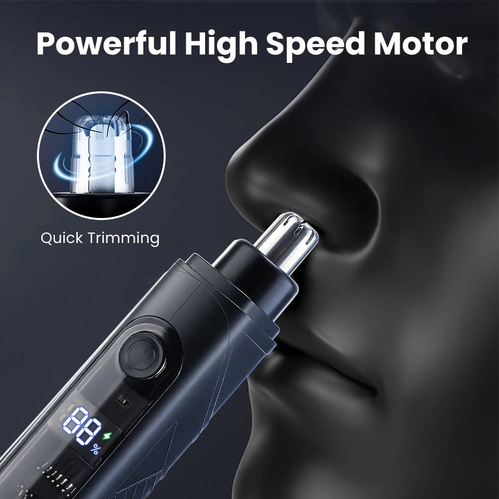 Painless Rechargeable Electric Nose Hair Trimmer