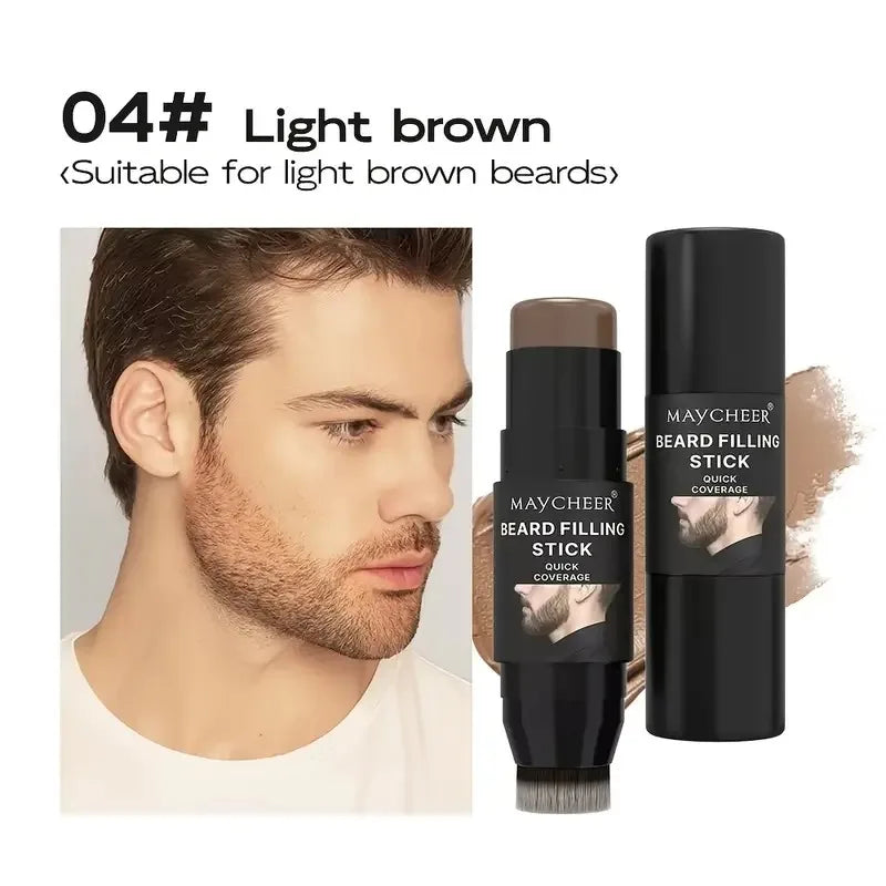 Waterproof Beard Filling Stick and Brush for Men