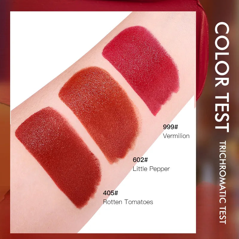 Velvet Matte Lipstick Set with Mini Chain Bag