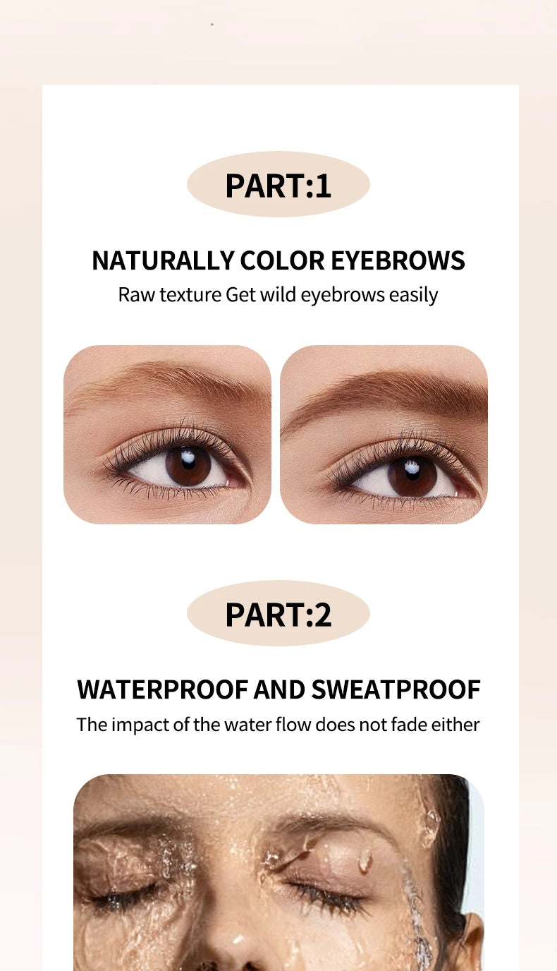 Waterproof Smudge-Proof Eyebrow Tint Gel