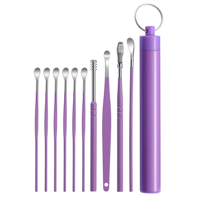 Stainless Steel Ear Wax Removal Tool Kit
