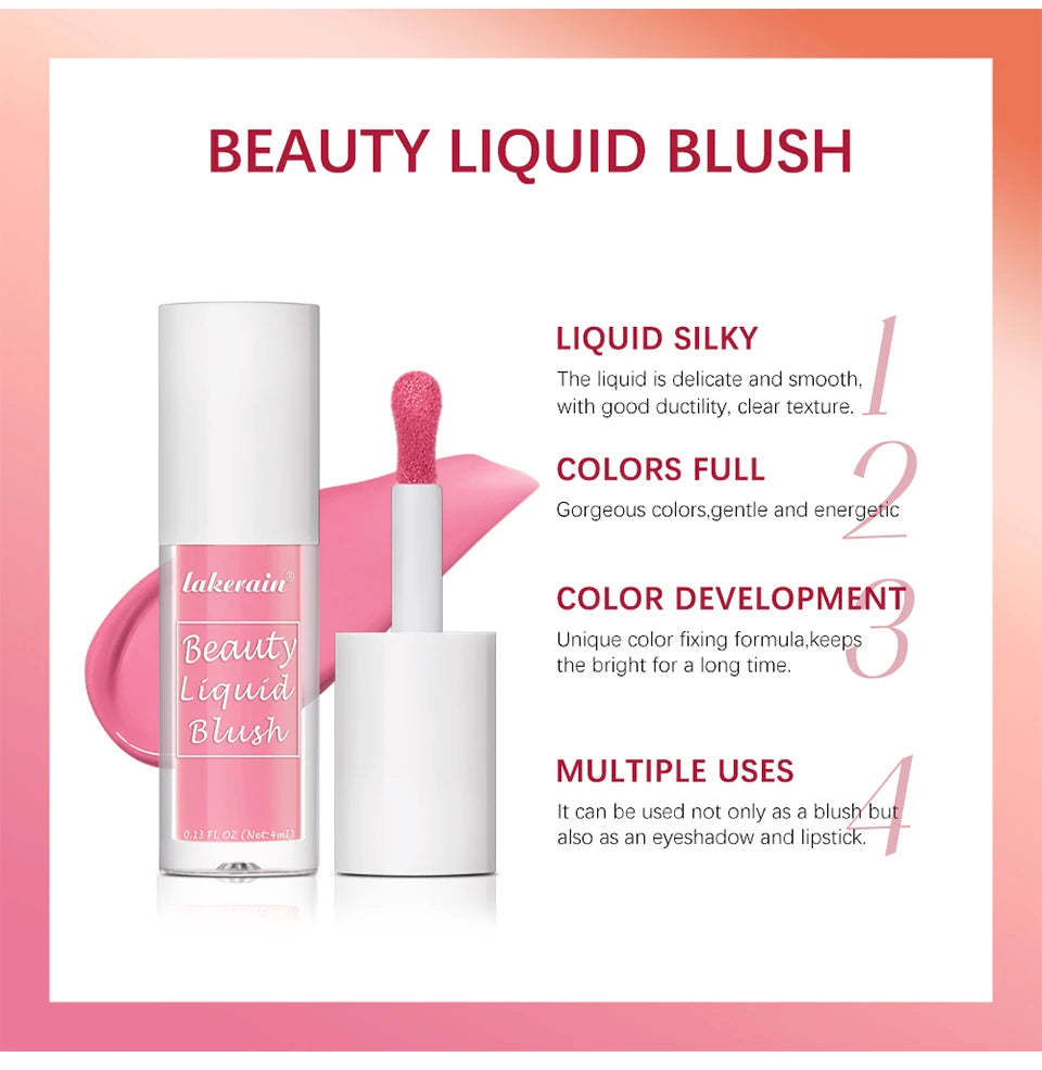 Long-Lasting Waterproof Liquid Blush