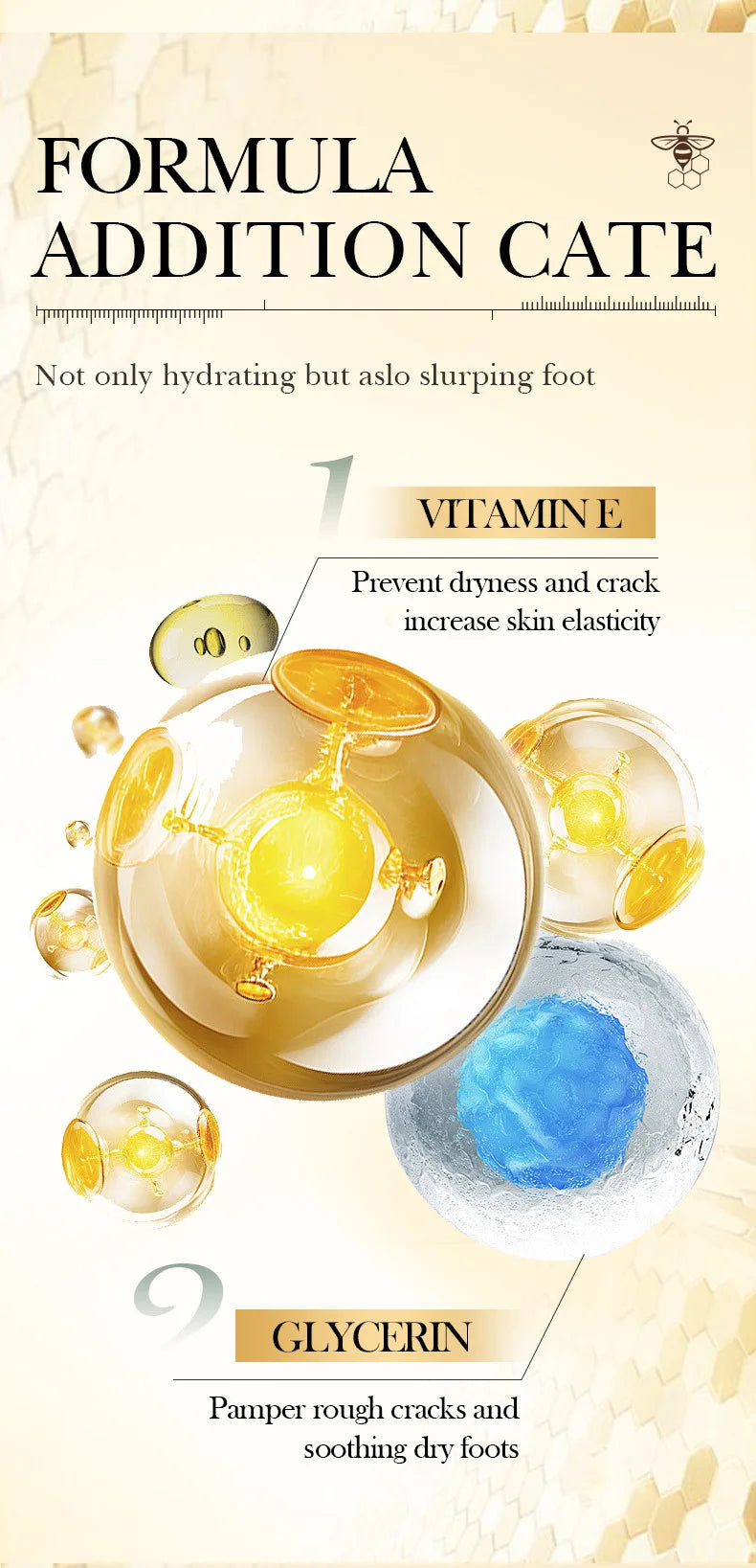 Vitamin E Manuka Honey Moisturizing Foot Mask