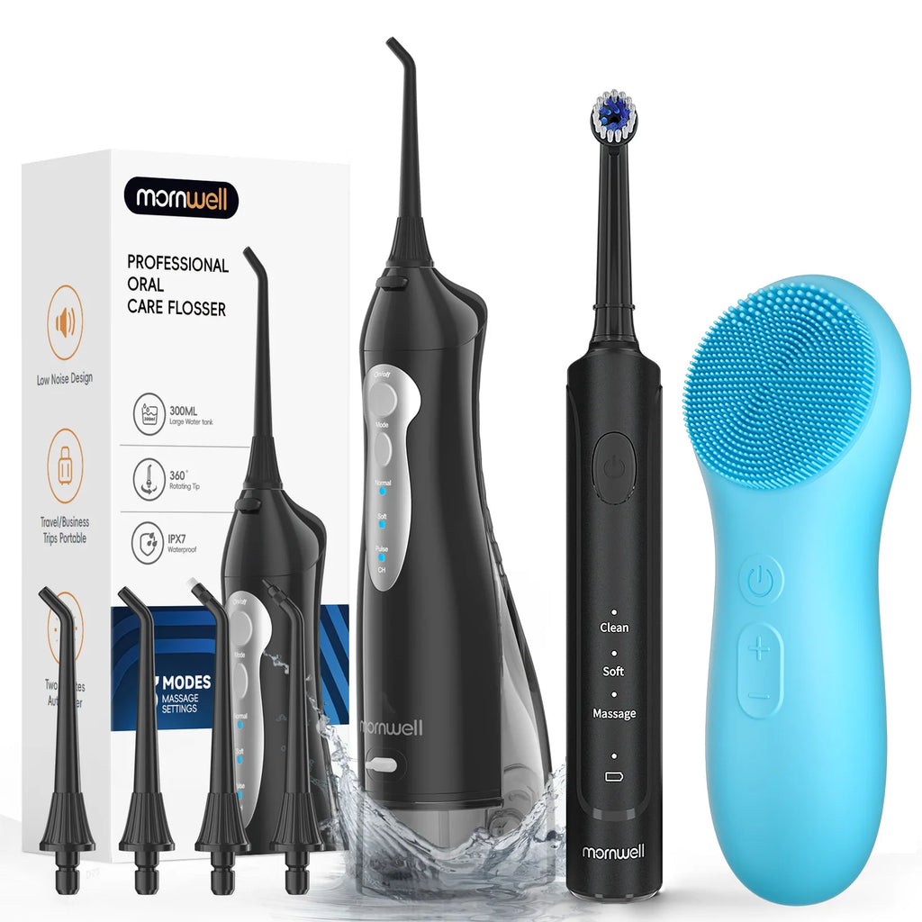 3-in-1 Professional Oral Care & Facial Cleansing Set