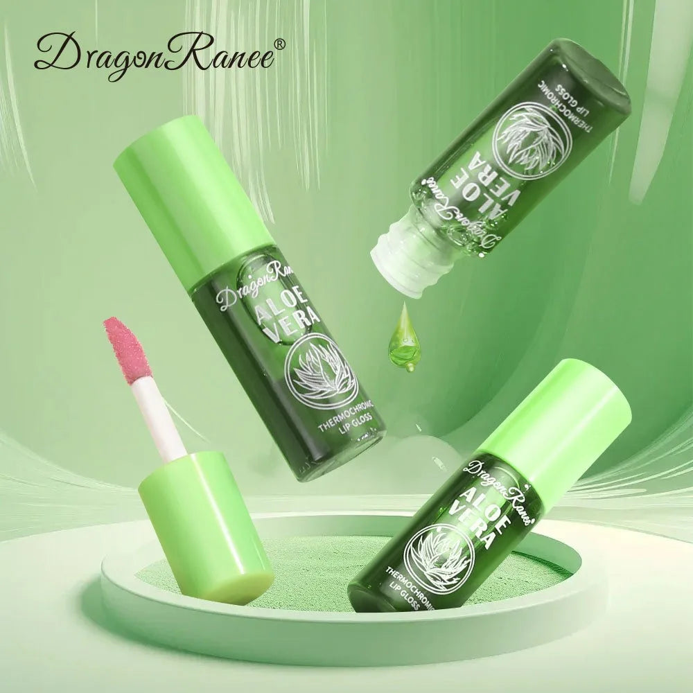 Temperature-Sensitive Aloe Vera Color-Changing Lip Oil - 3