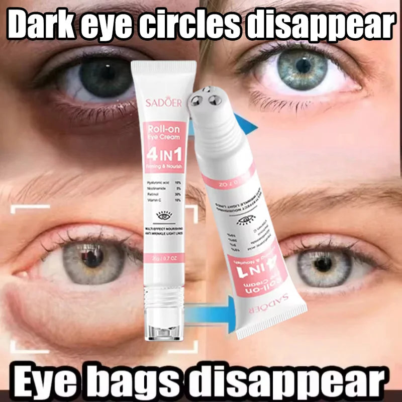 Retinol Anti-Aging Roll-On Eye Cream for Dark Circles