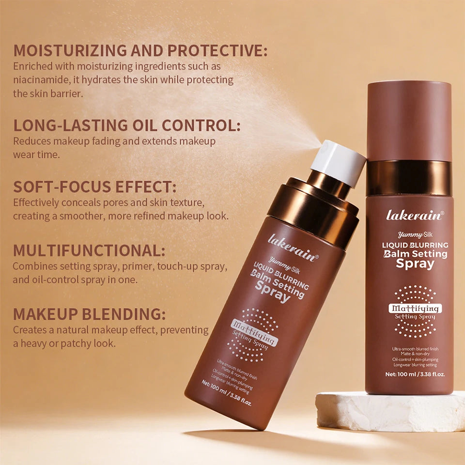 Long-Lasting Oil Control Makeup Setting Spray